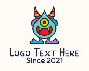 Monster - Droplet Monster logo design