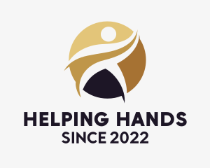 Volunteering - Human Community Volunteer logo design