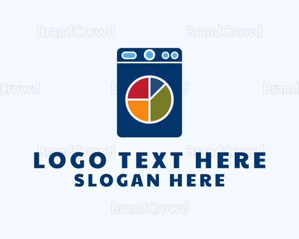 Laundry Pie Chart Logo