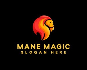 Mane - Wildlife Lion Mane logo design