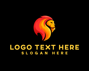 Fierce - Wildlife Lion Mane logo design