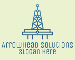 Blue Signal Tower logo design