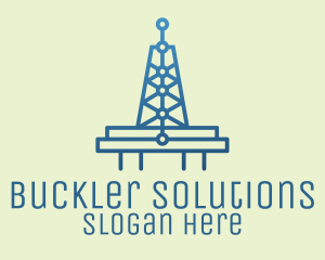 Blue Signal Tower logo design