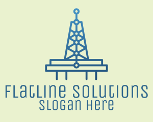 Blue Signal Tower logo design