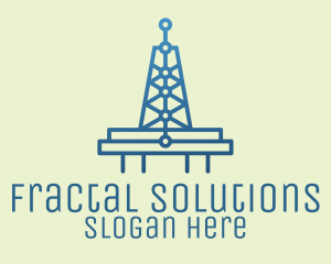 Blue Signal Tower logo design