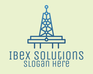 Blue Signal Tower logo design