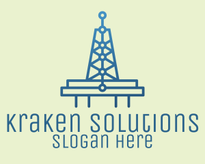 Blue Signal Tower logo design