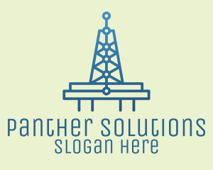 Blue Signal Tower logo design