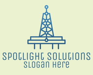 Blue Signal Tower logo design