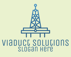 Blue Signal Tower logo design