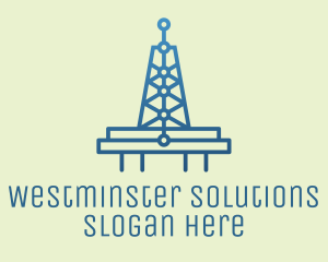 Blue Signal Tower logo design