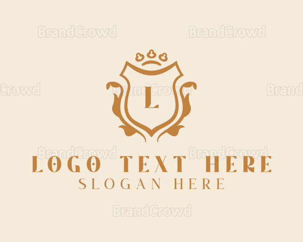 Elegant Luxury Shield Ornate Logo