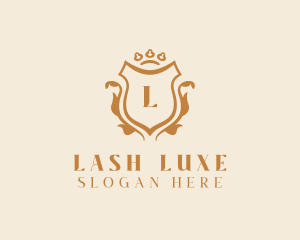 Elegant Luxury Shield Ornate logo design