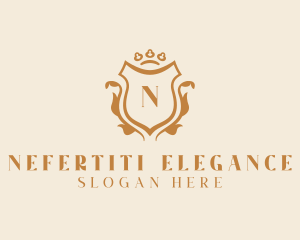 Elegant Luxury Shield Ornate logo design