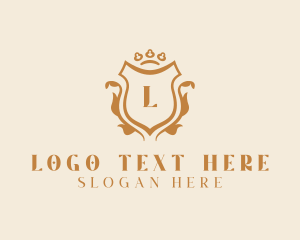Letter - Elegant Luxury Shield Ornate logo design