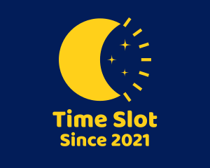 Starry Moon Time logo design