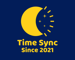 Starry Moon Time logo design