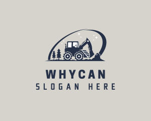 Machine - Builder Excavator Machine logo design