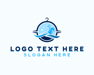 Dry Cleaning - Clothes Washer Laundry logo design