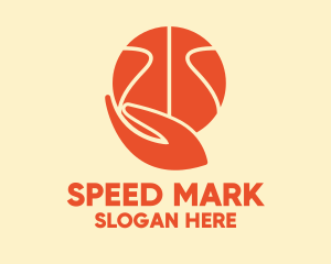 Basketball Player Hand  logo design