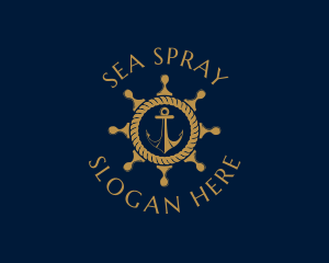 Luxury Seaman Badge logo design