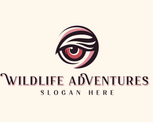 Zoo Wildlife Eye logo design