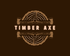Lumberjack - Lumberjack Wood Axe logo design