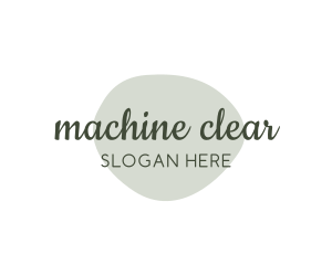 Clean - Cursive Watercolor Wordmark logo design