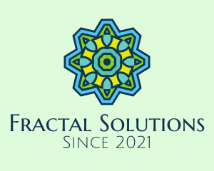 Fractal - Star Kaleidoscope Tile logo design