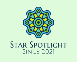 Star Kaleidoscope Tile  logo design