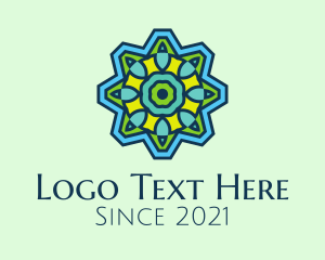 Texture - Star Kaleidoscope Tile logo design