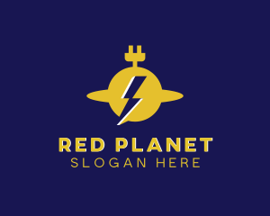 Electric Flash Energy Plug   logo design