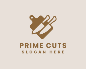 Chopping Board Knives logo design