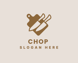 Chopping Board Knives logo design