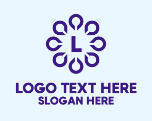 Drop - Digital Drop Lettermark logo design