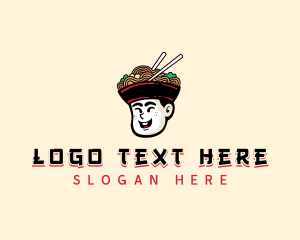 Chinese Noodles Bowl Logo