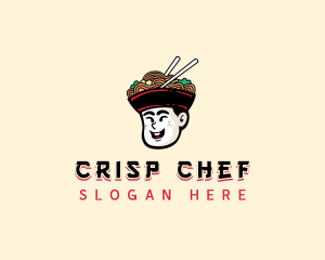 Chinese Noodles Bowl logo design