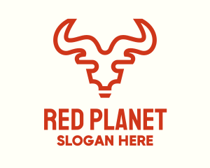 Red Bull Rodeo Steakhouse logo design