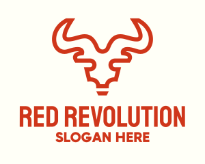 Red Bull Rodeo Steakhouse logo design