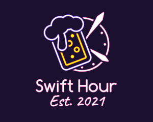 Hour - Happy Hour Beer logo design