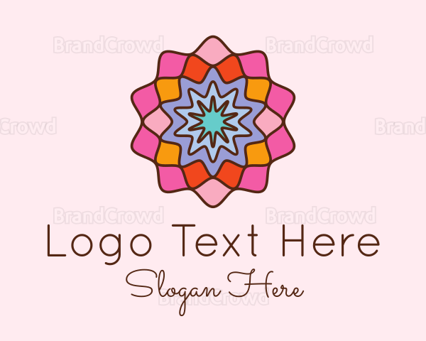 Floral Mosaic Centerpiece Logo