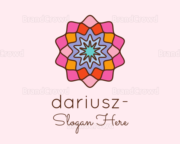 Floral Mosaic Centerpiece Logo