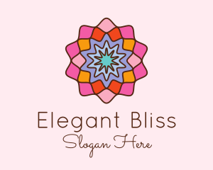 Pattern - Floral Mosaic Centerpiece logo design