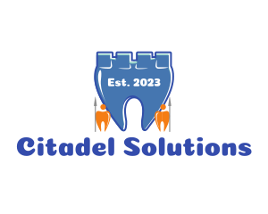 Citadel - Teeth Castle Guards logo design