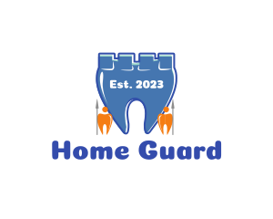 Teeth Castle Guards logo design