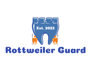 Teeth Castle Guards logo design