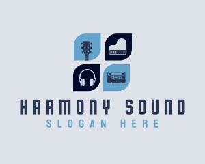 Acoustic - Music Recording Label logo design