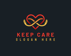 Infinite Heart Care logo design