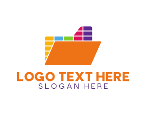 Download - Media Mixer Folder logo design