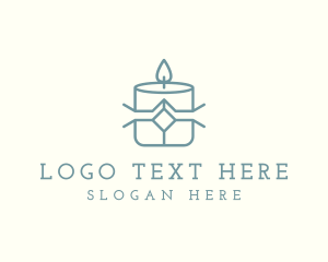 Candlelight - Candle Wax Decor logo design